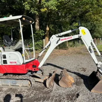 Minibagr Takeuchi TBI722 – plně funkční