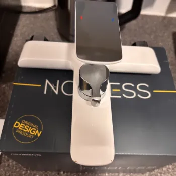 Novaservis Nobless Tina - Vanová baterie, bílá/chrom