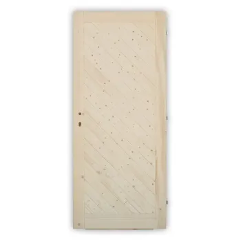 Palubkové H dveře šikmé plné